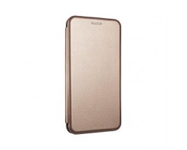 Husa Flip Carte Cu Magnet Lux Upzz Samsung Galaxy M51, Gold