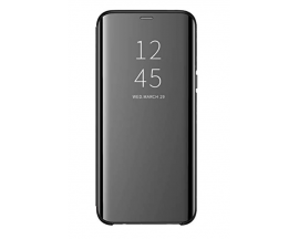 Husa Tip Carte S View Mirror Samsung Galaxy M51, Negru