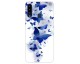 Husa Silicon Soft Upzz Print Samsung Galaxy A20s Model Blue Butterflies
