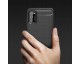 Husa Spate Upzz Carbon Pro Compatibil Cu Xiaomi Poco M3, Silicon, Negru
