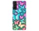 Husa Silicon Soft Upzz Print Samsung Galaxy S21 Plus Model Colorfull Butterflies
