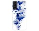 Husa Silicon Soft Upzz Print Samsung Galaxy S21 Model Blue Butterflies