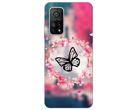 Husa Silicon Soft Upzz Print Xiaomi Mi 10T / Mi 10T Pro Model Butterfly