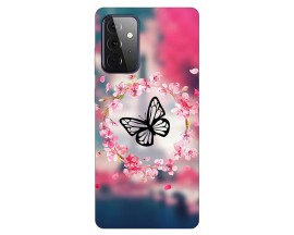 Husa Silicon Soft Upzz Print Samsung Galaxy A72 5G Model Butterfly