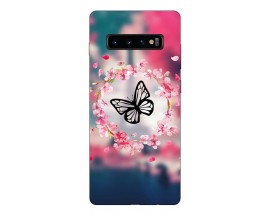 Husa Silicon Soft Upzz Print Compatibila Cu Samsung Galaxy S10+ Plus Model Butterfly