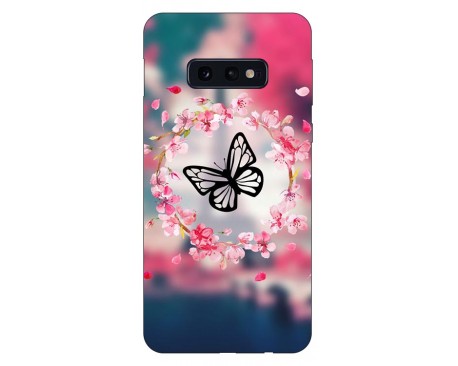 Husa Silicon Soft Upzz Print Compatibila Cu Samsung Galaxy S10e Model Butterfly