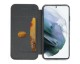Husa Flip Carte Cu Magnet Lux Upzz Compatibila Cu Samsung Galaxy S21, Gold