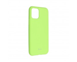 Husa Spate Silicon Roar Jelly Compatibila Cu iPhone 11 Pro, Verde Lime