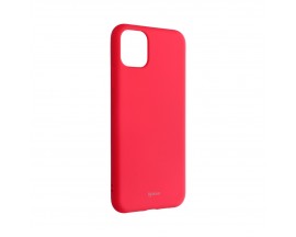 Husa Spate Silicon Roar Jelly Compatibila Cu iPhone 11 Pro, Roz Aprins