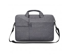 Husa Upzz Tech Protect Pocketbag  Compatibila Cu Laptop 14inch, Gri