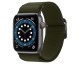 Curea Spigen Fit Lite Compatibila Cu Apple Watch 2 / 3 / 4 / 5 / 6 / Se, Marime 42 / 44 MM, Kaki
