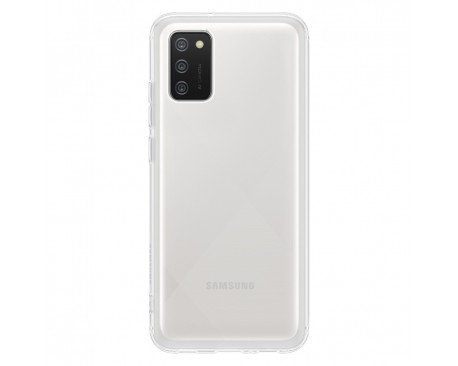 Husa Premium Originala Samsung  Compatibila Cu Samsung Galaxy A02s, Transparenta - EF-QA026TTEGEU