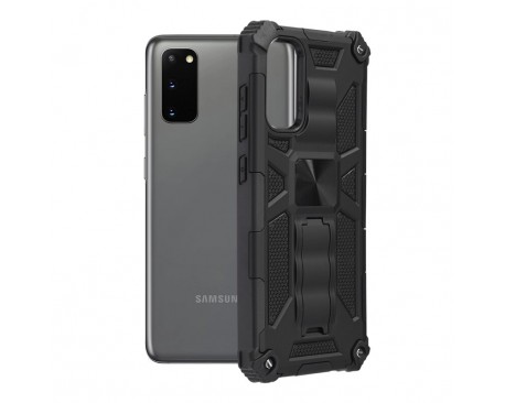 Husa Spate Upzz Tech Blazor Compatibila Cu Samsung Galaxy S20, Negru