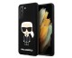 Husa Premium Originala Karl Lagerfeld Compatibila Cu Samsung Galaxy S21+ Plus, Silicon Iconic - KLHCS21MSLFKBK
