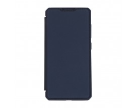 Husa Premium Flip Cover Duxducis Skin X Compatibila Cu Samsung Galaxy S21 Ultra, Albastru Navy