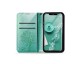 Husa Flip Cover Forcell Mezzo Compatibila Cu Samsung Galaxy A72, Model Tree Verde