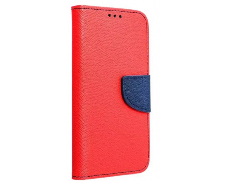 Husa Flip Carte Upzz  Fancy Book Compatibila Cu Xiaomi Mi 11, Rosu Navy