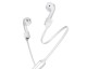 Cablu Airpods Baseus Sports Collared Silicone Hanging Sleeve Magnetic, Alb
