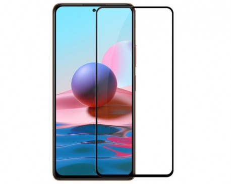 Folie Full Glue Upzz Pro Glass Compatibila Cu Xiaomi Redmi Note 10, Transparenta Cu Margine Neagra