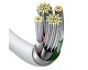 Cablu Date Incarcare Baseus Superior Usb  La Lightning, 2.4A, 1M Lungime, Alb - CALYS-A02