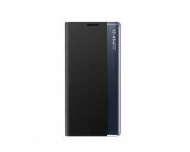 Husa Flip Cover Upzz Sleep Compatibila Cu Xiaomi Redmi Note 9t 5g, Negru