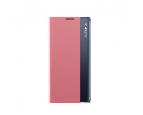 Husa Flip Cover Upzz Sleep Compatibila Cu Xiaomi Redmi Note 9T 5G, Roz
