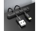 Set 2 x Organizator Cabluri Premium Ugreen Negru