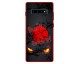 Husa Premium Spate Upzz Pro Anti Shock Compatibila Cu Samsung Galaxy S10, Model Bloody Moon, Rama Rosie