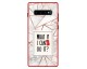 Husa Premium Spate Upzz Pro Anti Shock Compatibila Cu Samsung Galaxy S10, Model Do It, Rama Rosie