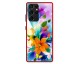 Husa Premium Spate Upzz Pro Anti Shock Compatibila Cu Samsung Galaxy S21 Ultra, Model Painted Butterflies 2, Rama Rosie