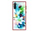 Husa Premium Spate Upzz Pro Anti Shock Compatibila Cu Samsung Galaxy Note 10, Model Painted Butterflies, Rama Rosie