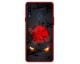 Husa Premium Spate Upzz Pro Anti Shock Compatibila Cu Samsung Galaxy A20s, Model Bloody Moon, Rama Rosie