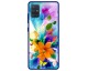 Husa Premium Spate Upzz Pro Anti Shock Compatibila Cu Samsung Galaxy A71 5G, Model Painted Butterflies 2, Rama Albastra