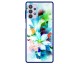 Husa Premium Spate Upzz Pro Anti Shock Compatibila Cu Samsung Galaxy A32 5G, Model Painted Butterflies, Rama Albastra