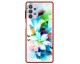 Husa Premium Spate Upzz Pro Anti Shock Compatibila Cu Samsung Galaxy A32 5G, Model Painted Butterflies, Rama Rosie