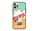 Husa Premium Spate Upzz Pro Anti Shock Compatibila Cu Iphone 12 Pro Max, Model Cute Bunny, Rama Neagra