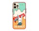 Husa Premium Spate Upzz Pro Anti Shock Compatibila Cu Iphone 12 Pro Max, Model Cute Bunny, Rama Rosie