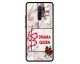 Husa Premium Spate Upzz Pro Anti Shock Compatibila Cu Xiaomi Redmi 9, Model Drama Queen, Rama Neagra