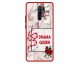 Husa Premium Spate Upzz Pro Anti Shock Compatibila Cu Xiaomi Redmi 9, Model Drama Queen, Rama Rosie