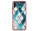 Husa Premium Spate Upzz Pro Anti Shock Compatibila Cu Samsung Galaxy M11, Model Marble 1, Rama Rosie