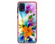 Husa Premium Spate Upzz Pro Anti Shock Compatibila Cu Samsung Galaxy M31, Model Painted Butterflies 2, Rama Rosie