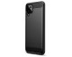 Husa Spate Upzz Carbon Pro Compatibila Cu Samsung Galaxy A12 / M12, Negru