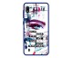 Husa Premium Spate Upzz Pro Anti Shock Compatibila Cu Samsung Galaxy A10, Model Your Eyes, Rama Albastra