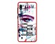 Husa Premium Spate Upzz Pro Anti Shock Compatibila Cu Samsung Galaxy A10, Model Your Eyes, Rama Rosie