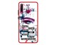 Husa Premium Spate Upzz Pro Anti Shock Compatibila Cu Huawei Y6p, Model Your Eyes, Rama Rosie