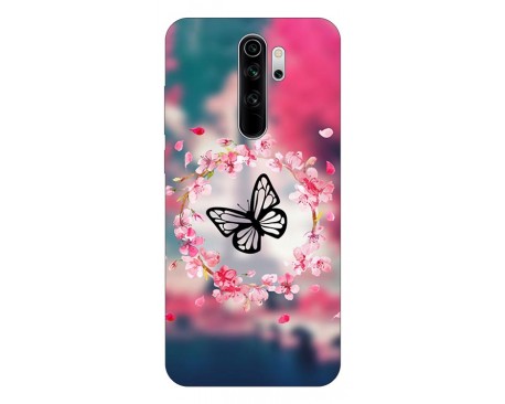 Husa Silicon Soft Upzz Print Compatibila Cu Xiaomi Redmi 9 Model Butterfly
