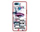 Husa Premium Spate Upzz Pro Anti Shock Compatibila Cu Oppo A12, Model Your Eyes, Rama Rosie
