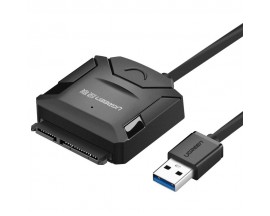 Adaptor USB 3.0 la SATA 3.5''/2.5" Ugreen CR108 0.5m, Black - 826117
