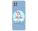 Husa Silicon Soft Upzz Print Compatibila Cu Samsung Galaxy A22 5G Model Pink Unicorn