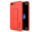 Husa Spate Wozinsky Compatibila Cu iPhone 7 Plus / 8 Plus, Cu Stand Metalic Pe Spate, Protectie La Camera - Rosu